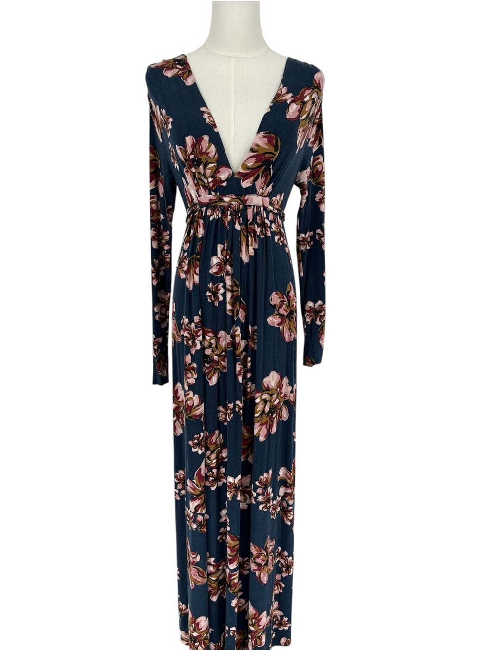 Rachel Pally Long Sleeve Floral Maternity Maxi Dress - Size XS